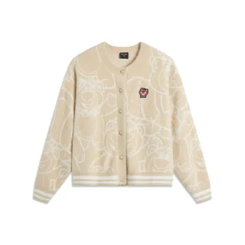 LiNing Knitwear Women's Milk Tea Yellow