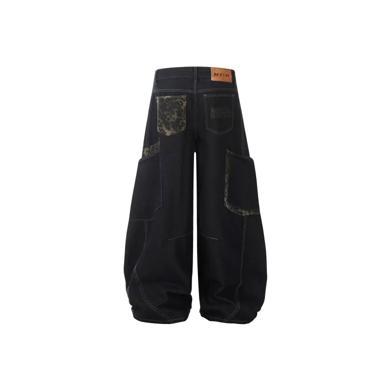 AFISHSTAY Curved Knife Jeans Unisex Blue-1