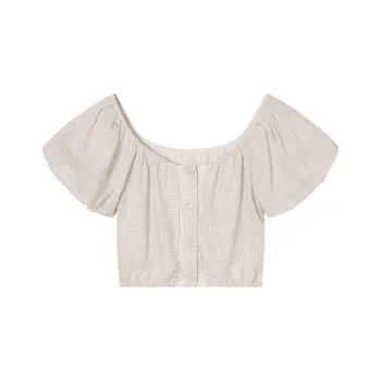 Ouyang Shirt Women's Cream Apricot