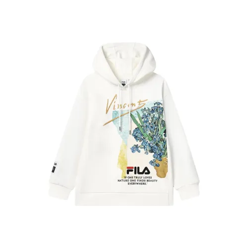 FILA Vincent Van Gogh Sweatshirts Women's Cloud White