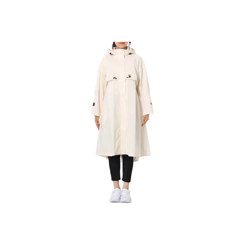 Adidas Hassui Jackets Coats Women's Beige-0