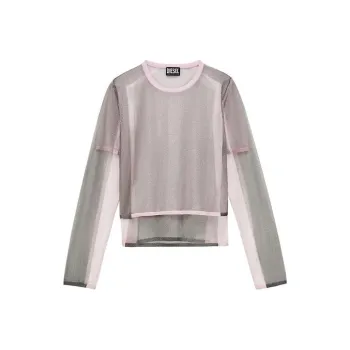DIESEL T-Shirts Women's Pink