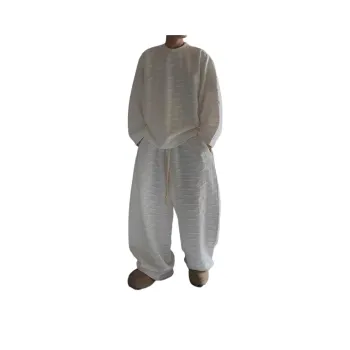 Topland Sweatshirt Set Unisex White