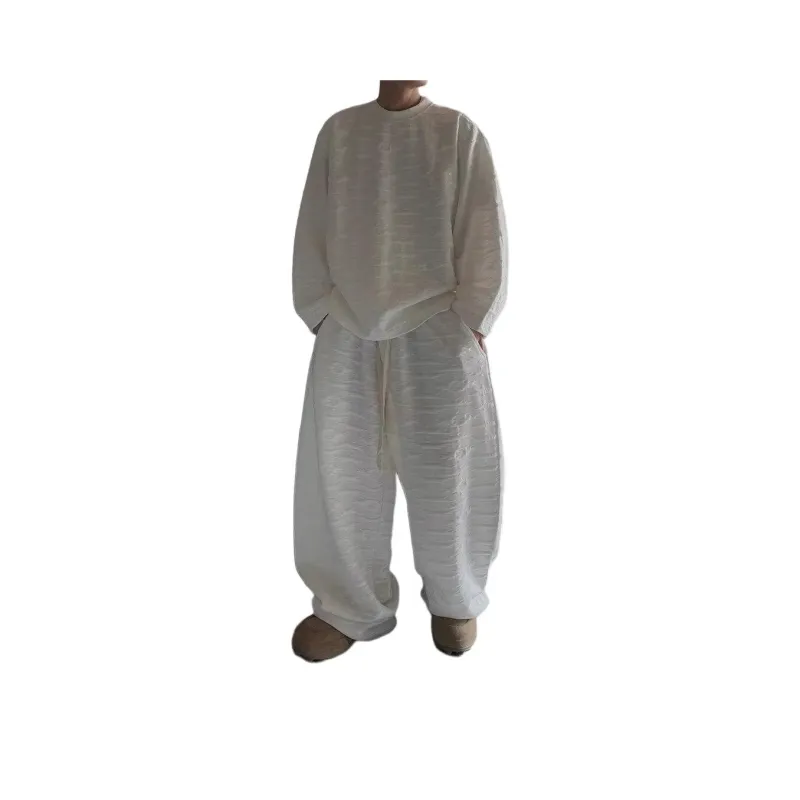 Topland Sweatshirt Set Unisex White-0