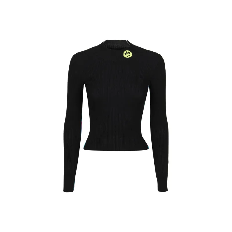 Barrow Smiley patch Long Sleeve Jumper-0