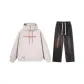 Set (Khaki Sweatshirt+Black Jeans) Red