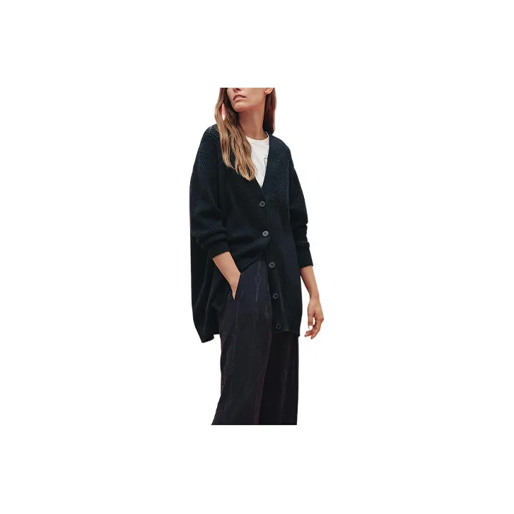 HERMES SS23 Cashmere Sweaters Women's Navy-0