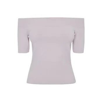 Alexander McQueen Off shoulder Knitted Top
