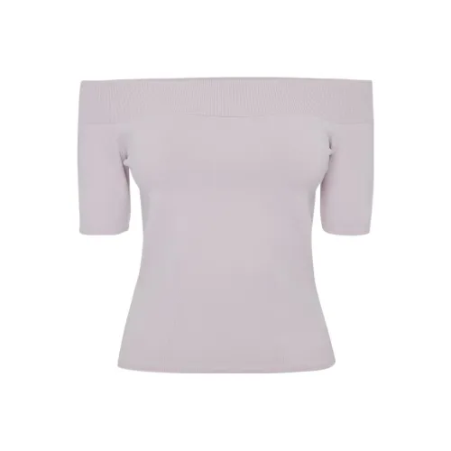 Alexander McQueen Off shoulder Knitted Top