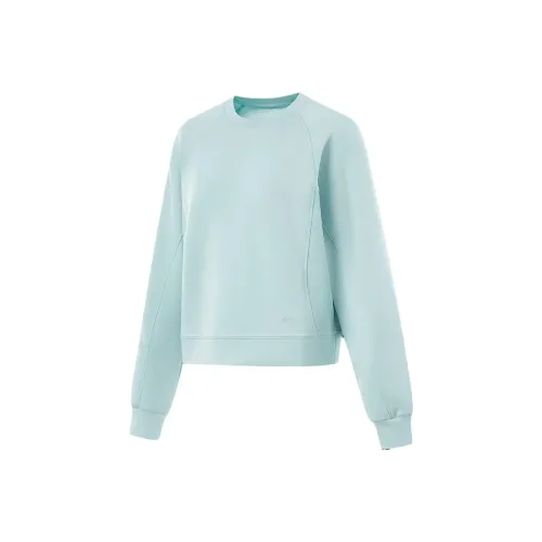 LiNing Sweatshirt Women's Feather Green Yarn