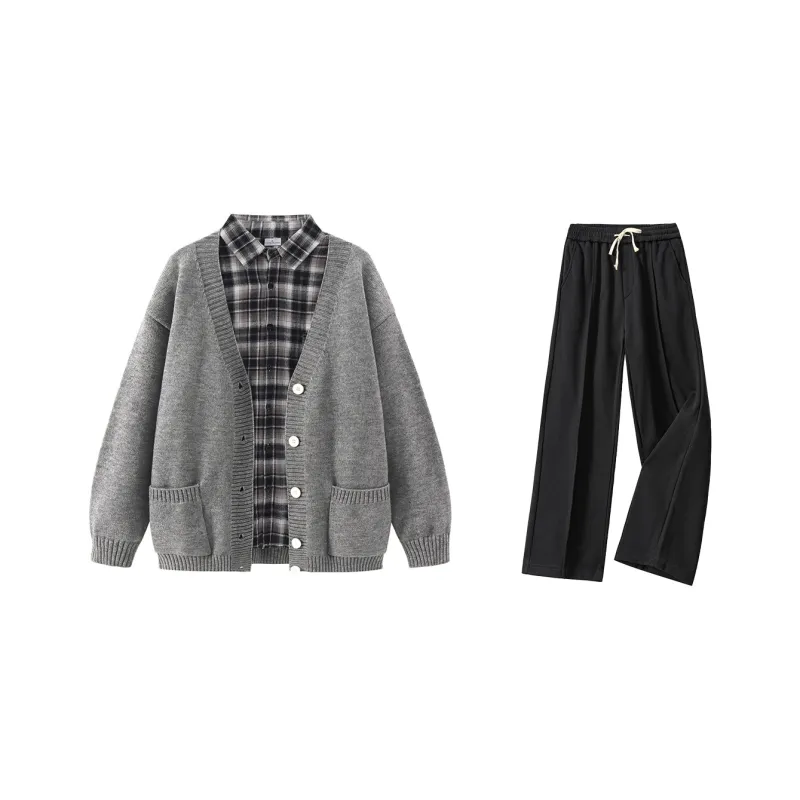 LIVINGTOWN Shirt Matching Set Unisex-2