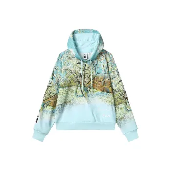 FILA Van Gogh Museum 2.0 Sweatshirts Women's Sky Blue