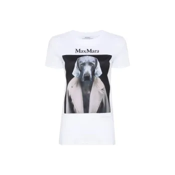 MaxMara Graphic Printed Crewneck T Shirt
