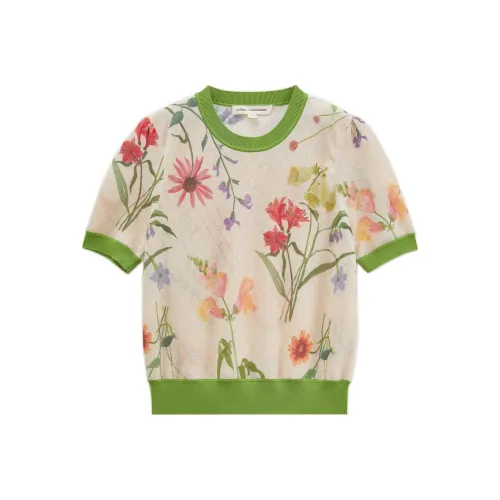 Insect T-Shirt Women's Champagne Floral