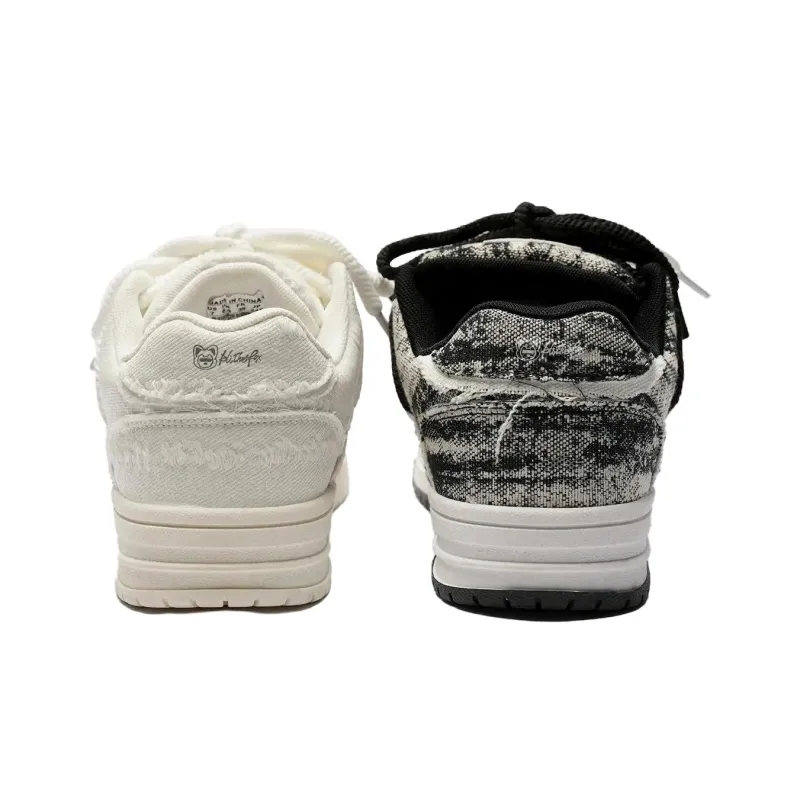 ALI THE FOX Slip Resistant, Abrasion Resistant, Balance, Lightweight Low Top Skateboard Shoes Unisex-49