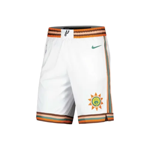 Nike San Antonio Spurs Basketball Shorts Unisex White