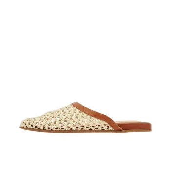 ANCIENT GREEK SANDALS Closed Toe Slippers Women's Brown