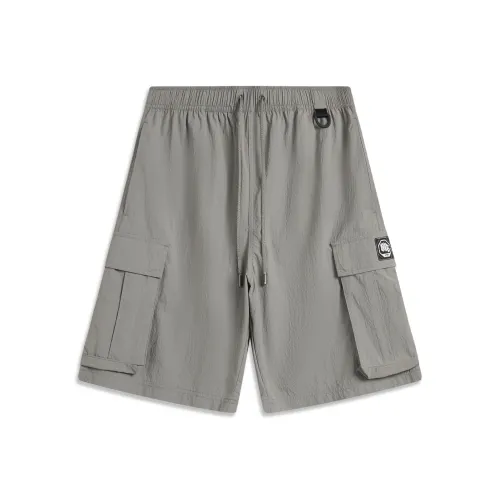 LiNing Casual Shorts Men's Iron Asphalt Gray