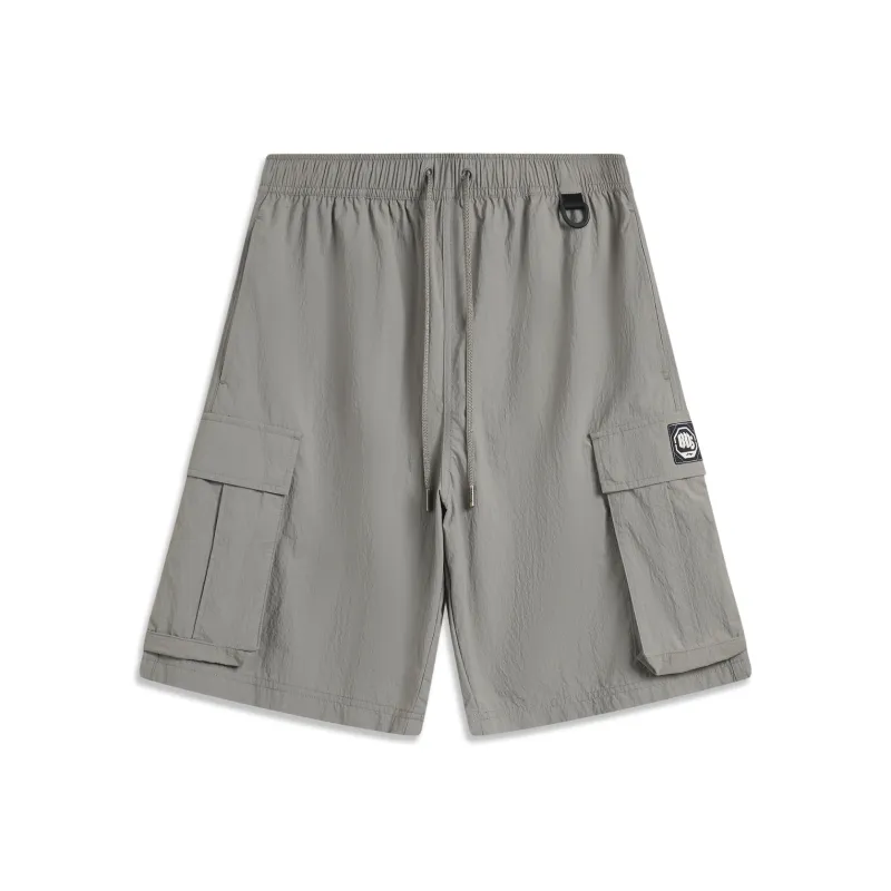 LiNing Casual Shorts Men's Iron Asphalt Gray-0