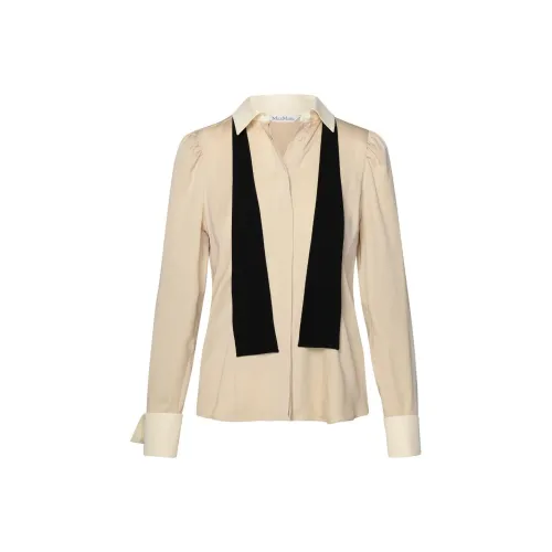 MaxMara Button Detailed Long-Sleeved Blouse