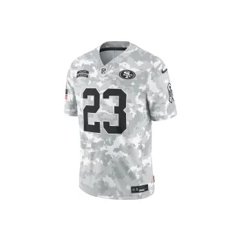 Nike Christian McCaffrey San Francisco 49ers Salute To Service Men's Nike Dri FIT Nfl Limited Jersey