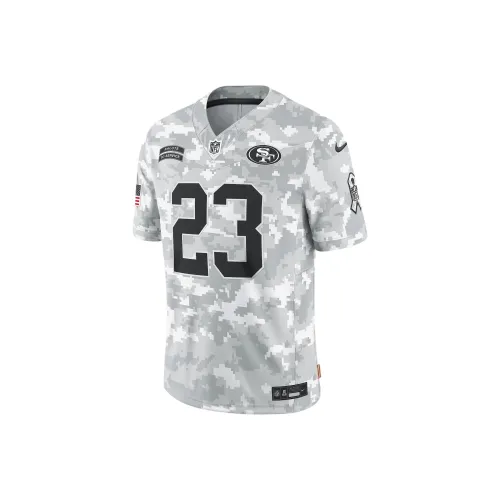 Nike Christian McCaffrey San Francisco 49ers Salute To Service Men's Nike Dri FIT Nfl Limited Jersey