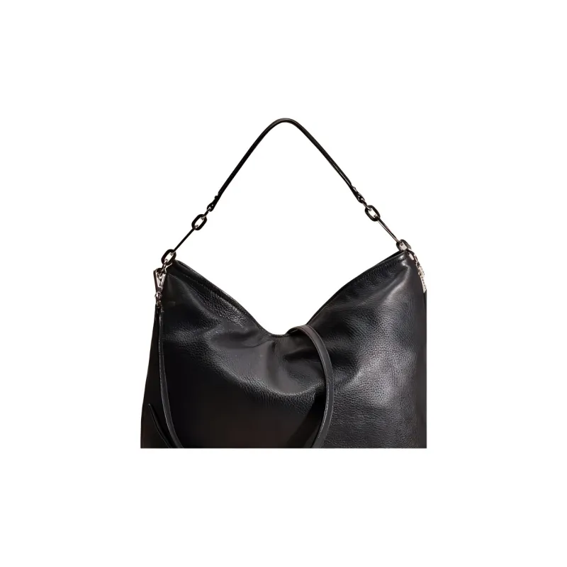 COACH Madison Leather Hobo Bag Crossbody One Shoulder Handbag Large Size Women's Black-1