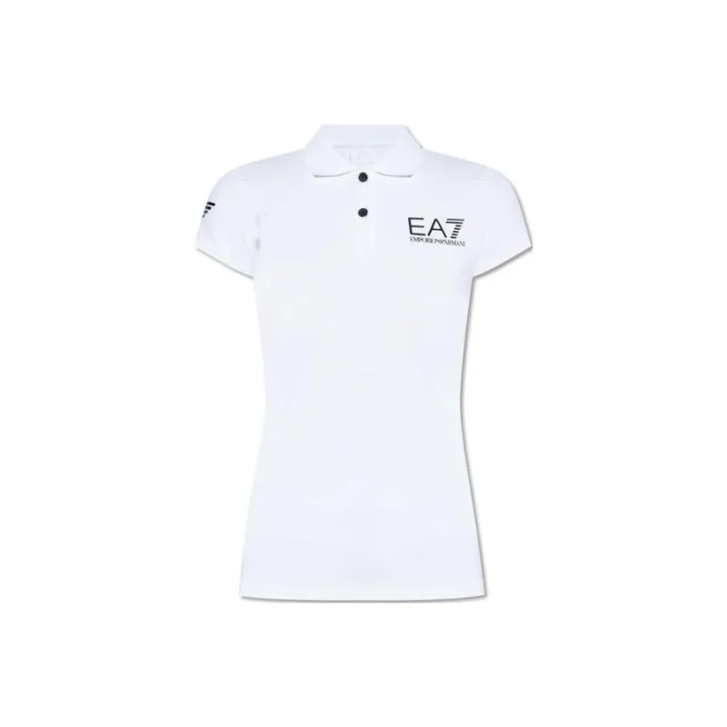 EMPORIO ARMANI Logo Printed Short Sleeved Polo Shirt-0