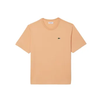 LACOSTE Logo appliqué Cotton T shirt