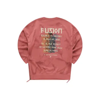 FILA FUSION Sweatshirts Women's Grass Coral Red