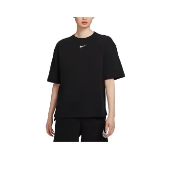 Nike Women'ss Sportswear Swoosh Oversized T shirt Black