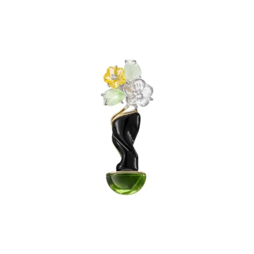 MIDNIGHT OPERA HOUSE Glass Brooches Women's Green