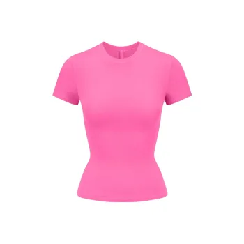 Skims T Shirts Women's Fuchsia