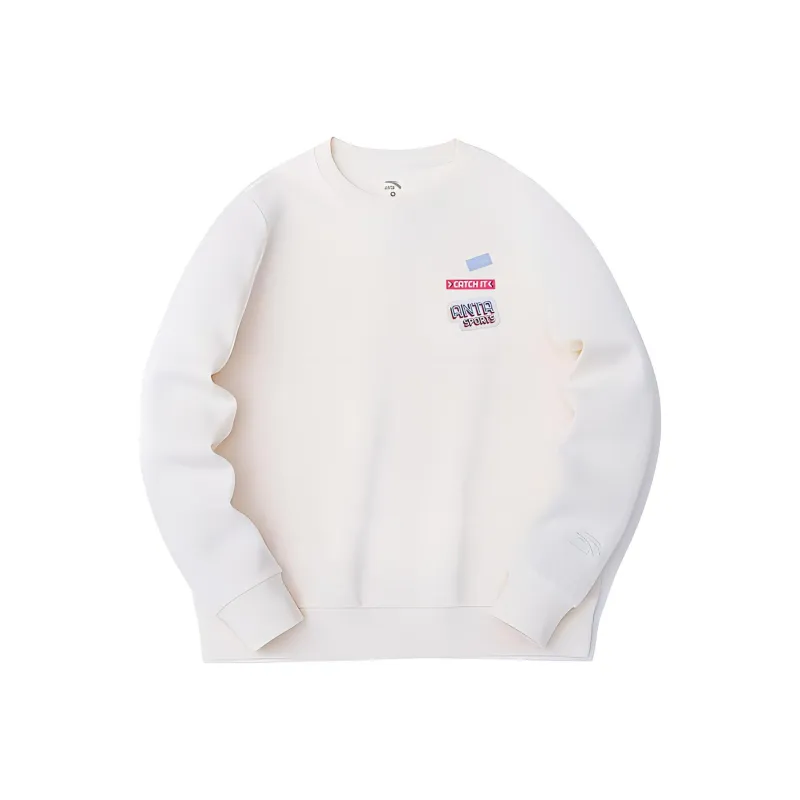 ANTA Sweatshirts Women's Corn White-0