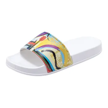 NAIHUO Summer Slide Slippers Outerwear Home Indoor Bathing Couple Cute Internet Famous Cool Slippers