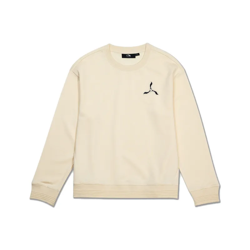 LI NING 1990 Sweatshirts Women's Light Antique Yellow-0