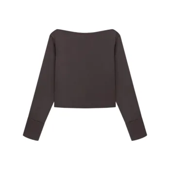 THEORY Shirt Women's Coffee Brown