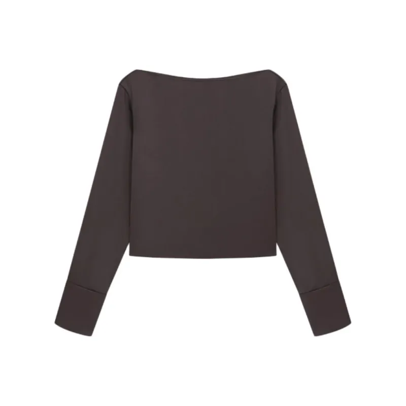 THEORY Shirt Women's Coffee Brown-0