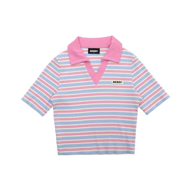 Nerdy Polo Shirts Women's Purple-0