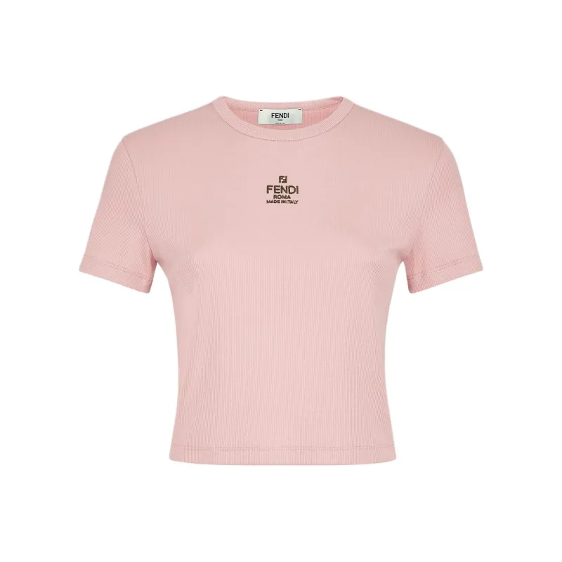 FENDI T Shirts Women's Pink-0