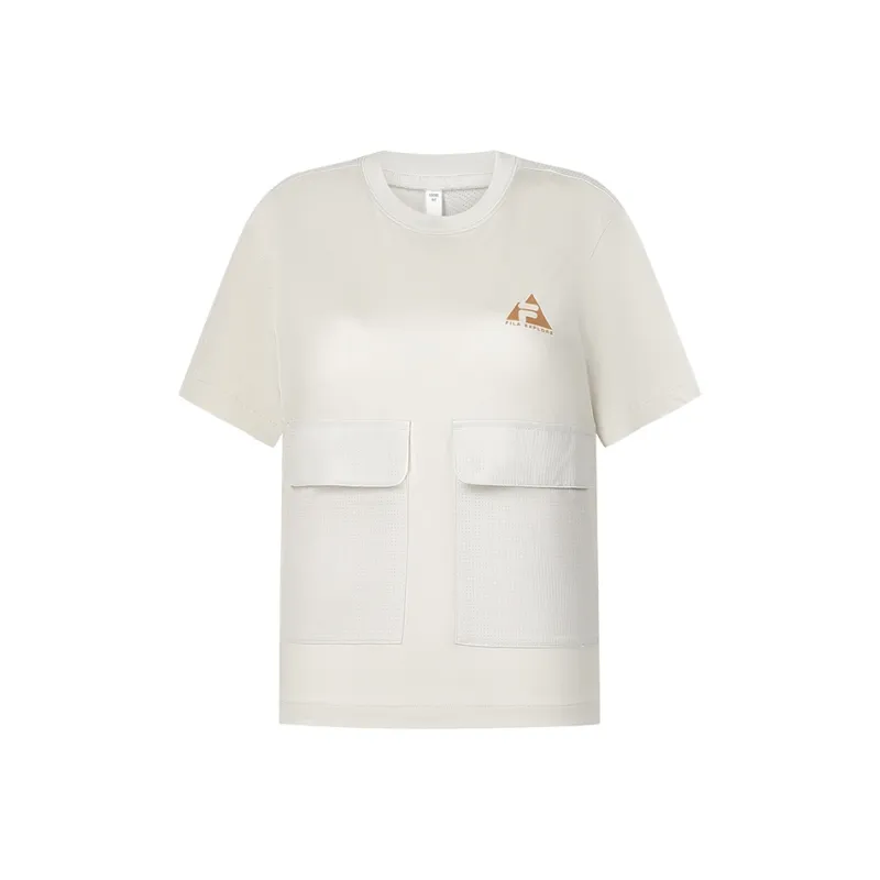 FILA T Shirts Women's Camel-0