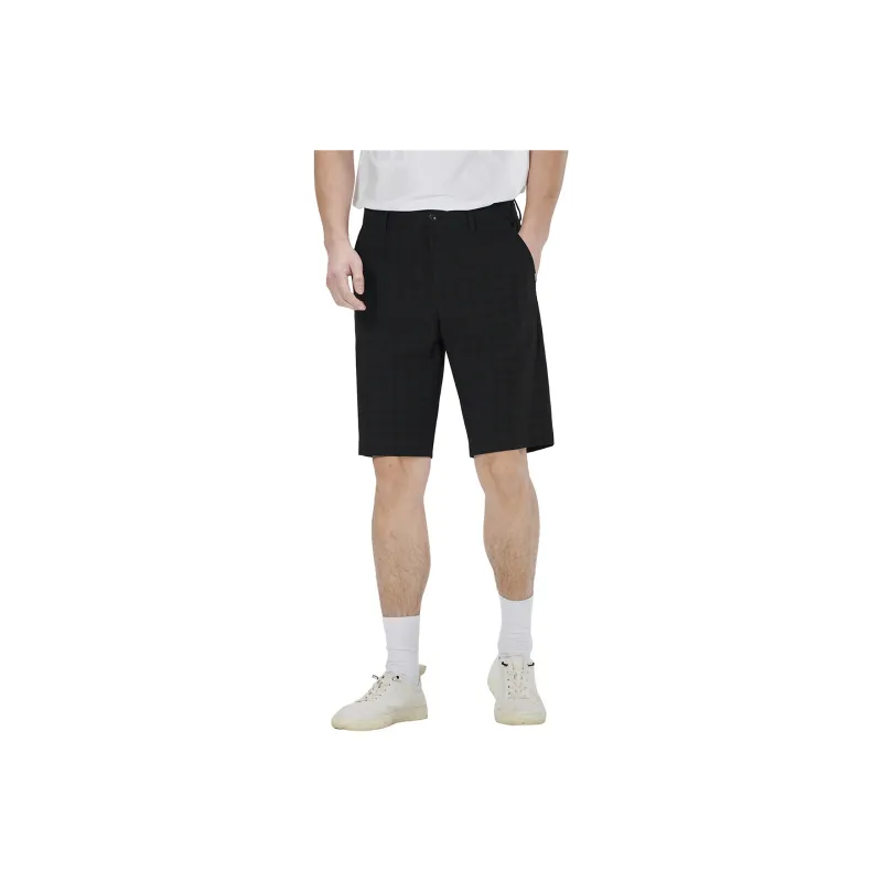 LESS IS MORE Casual Shorts Men's Black 24XST00901-0