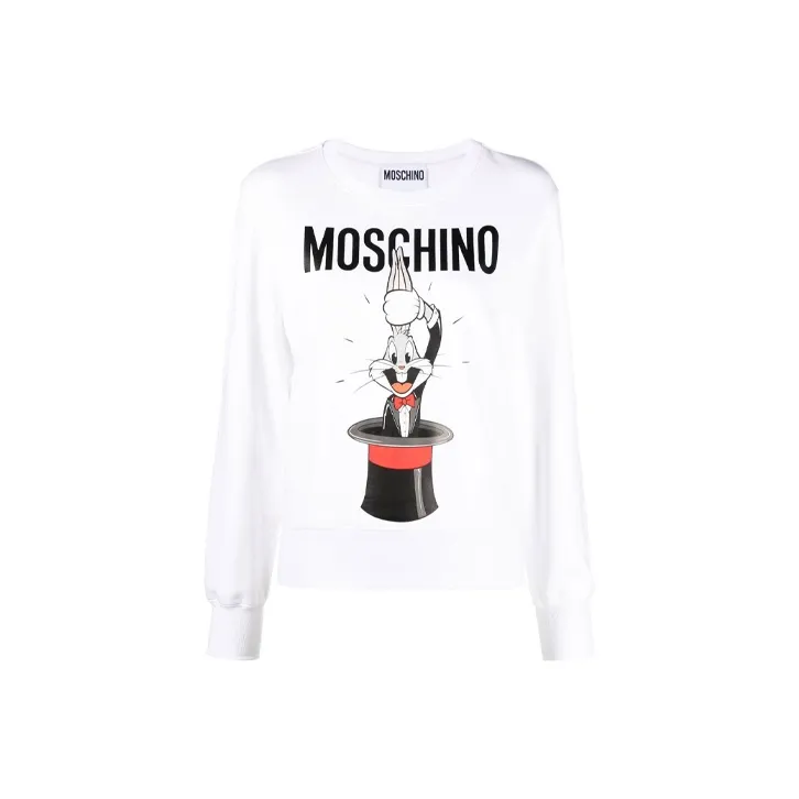 MOSCHINO Bugs Bunny Printed Crewneck Sweatshirt-0