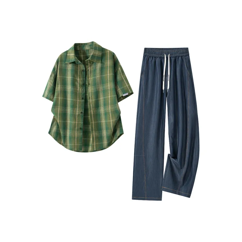 FAKE VINTAGE Shirt Matching Set Unisex-10
