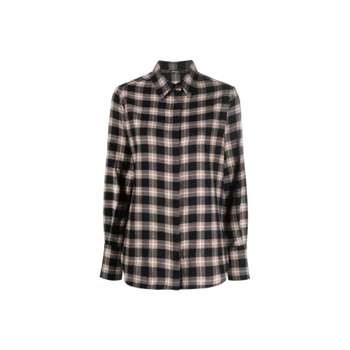 Weekend Offender Langmore Marineblå T-shirt med ternet skulder