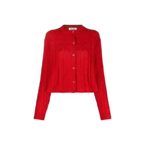 MIU MIU SS22 Knitwear Women's Red