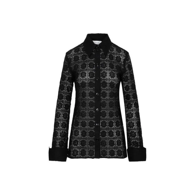 SportMax Floral Patterned Long Sleeved Shirt-0
