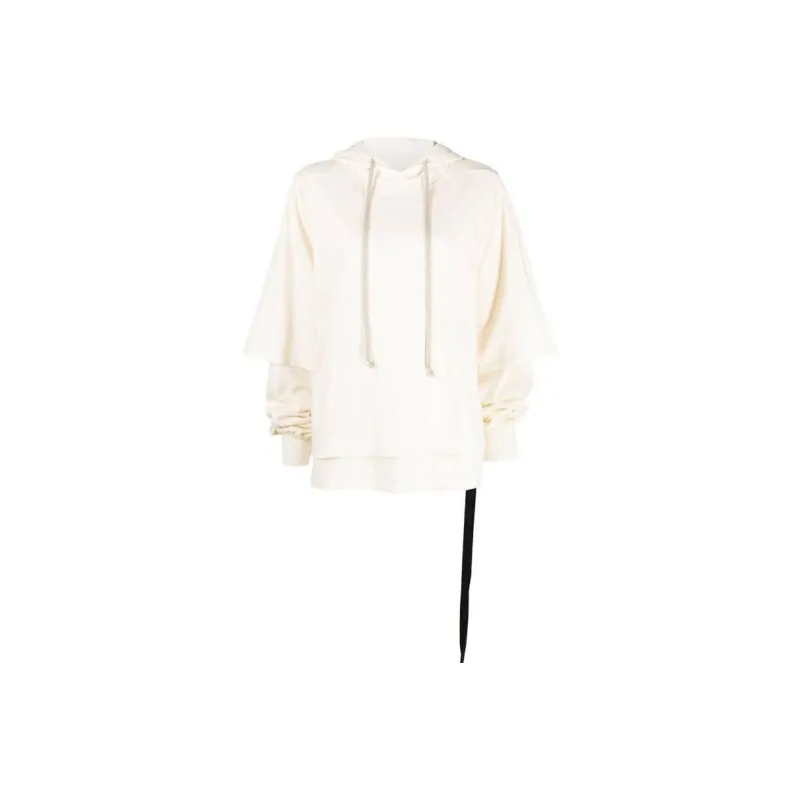 Rick Owens DRKSHDW Hustler Hoodie Natural-0