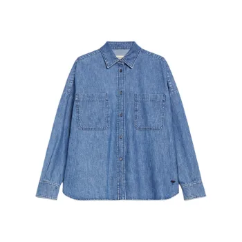WEEKEND MaxMara Landa Collection Shirt Women's Blue