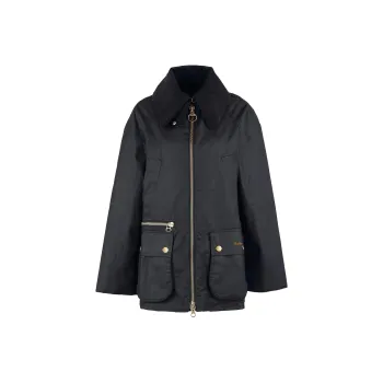 BARBOUR Gunnerside Wax Jacket Jackets Coats Women's Black